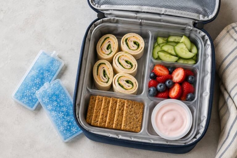 15 cold school lunch ideas for picky eaters including sandwiches, fruit, cheese, crackers, and healthy lunch box combinations for kids